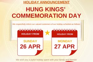 HOLIDAY ANNOUNCEMENT: HUNG KINGS’ COMMEMORATION DAY